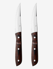 Gense - Steak knife XL 2pack Old Farmer Classic - steakmessen - wood/steel - 0