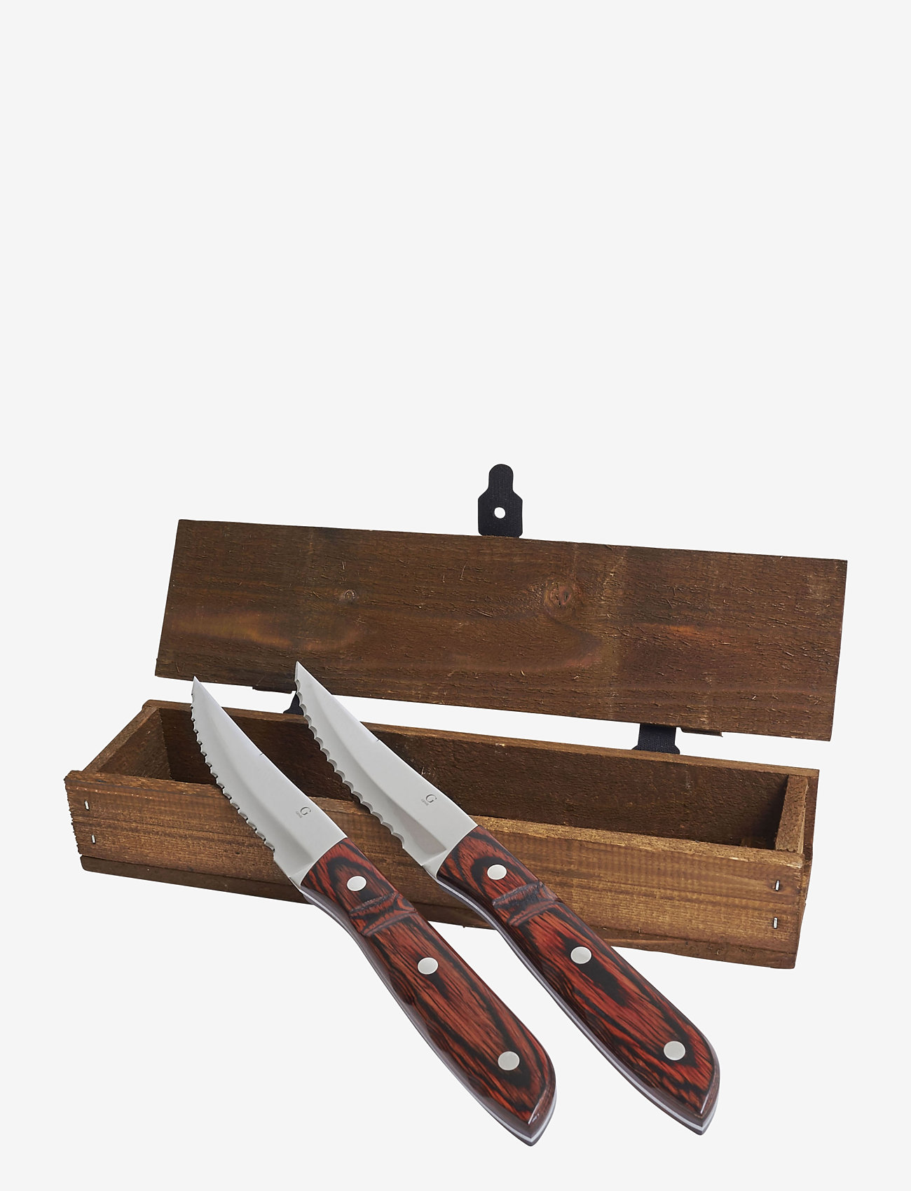 Gense - Steakkniv XL Old Farmer Classic 23,5 cm 2 st Trä/Stål - grillbestick - wood/steel - 1