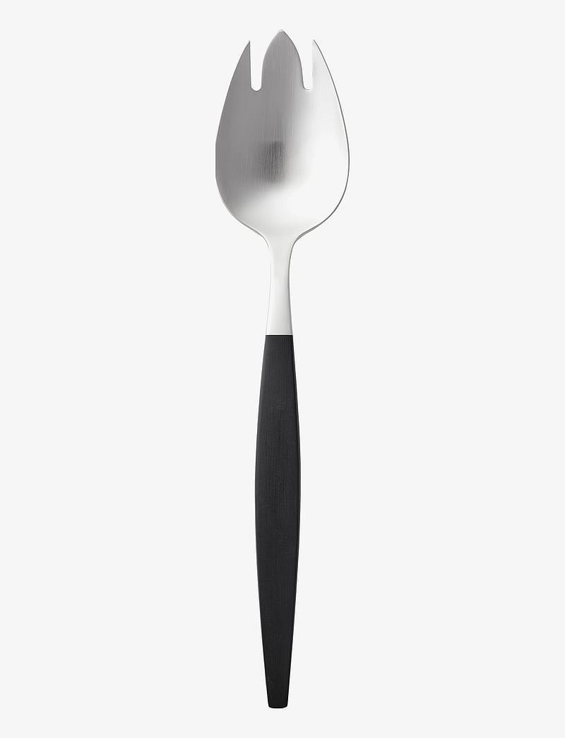 Gense - Salad cutlery Focus de Luxe - salatilusikad - black/steel - 2