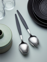 Gense - Salad cutlery Focus de Luxe - salatilusikad - black/steel - 4
