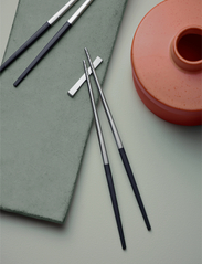 Gense - Chopsticks set Focus de Luxe - söögipulgad - black/steel - 5