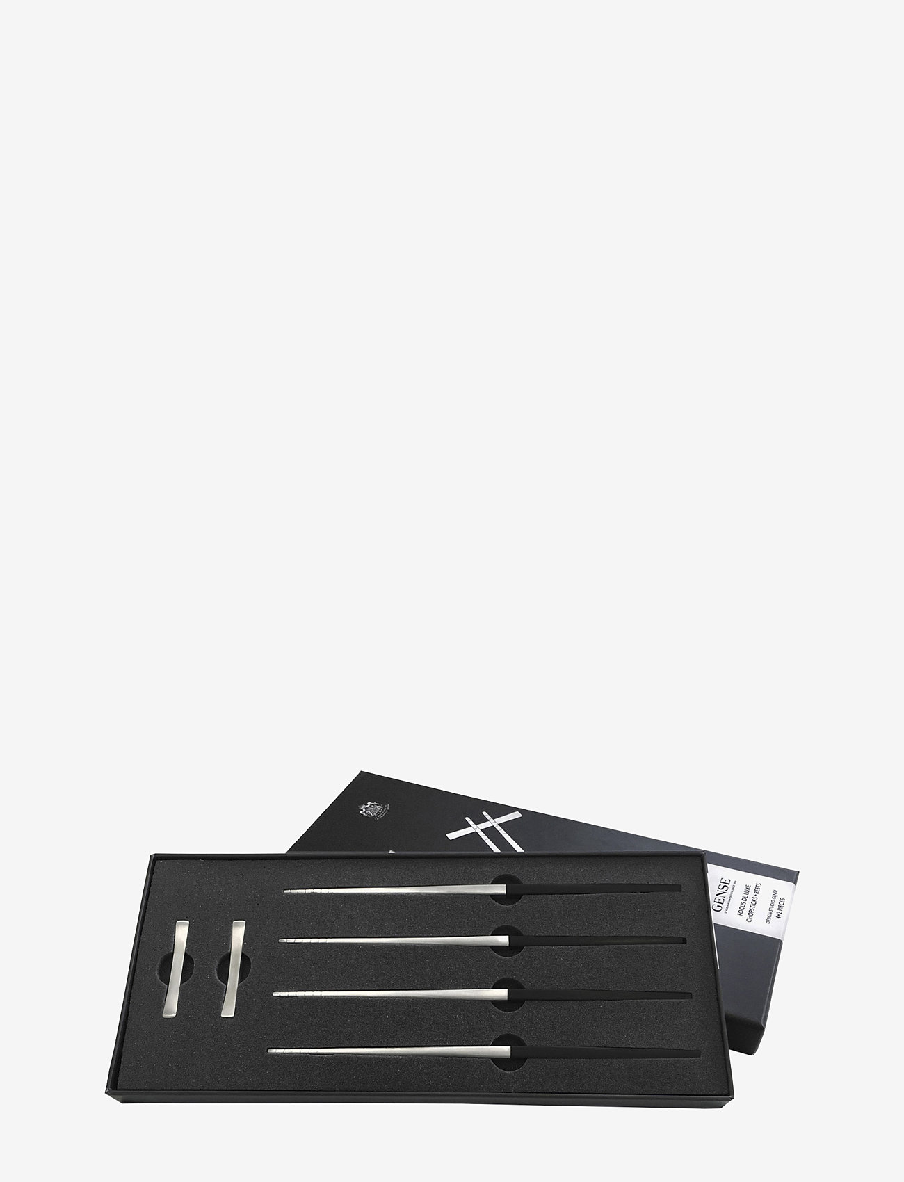 Gense - Chopsticks set Focus de Luxe - nach preis einkaufen - black/steel - 2