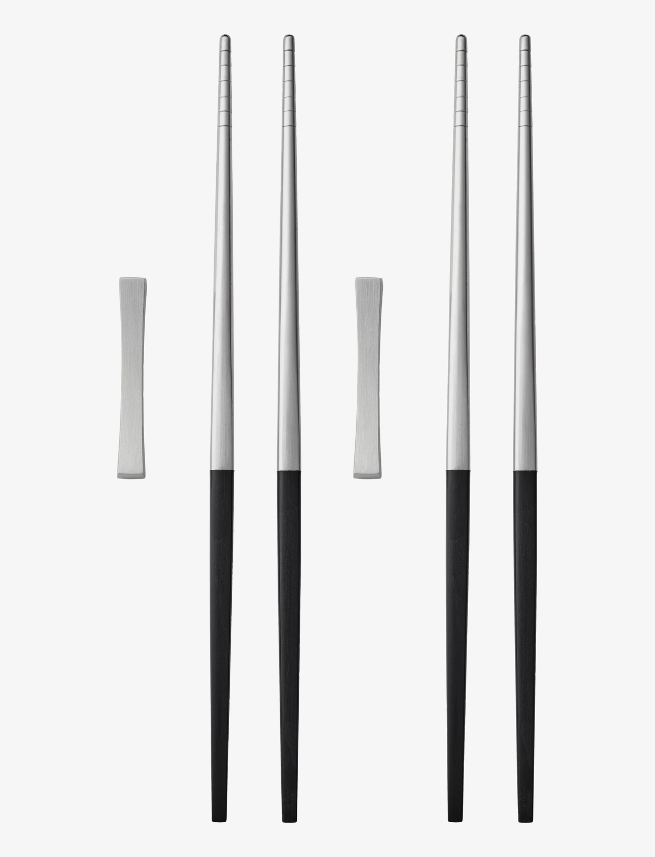 Gense - Chopsticks set Focus de Luxe - chopsticks - black/steel - 4