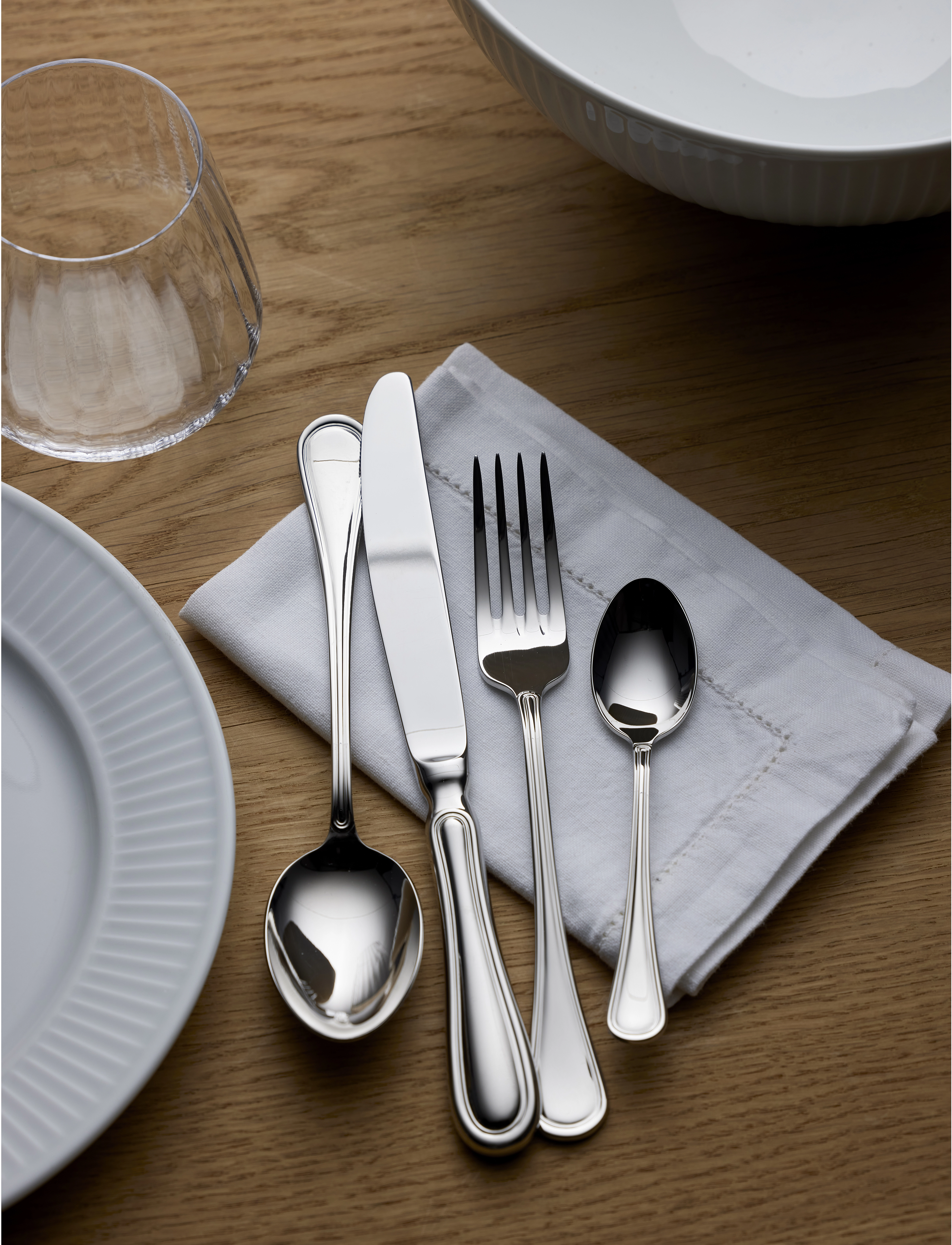 Gense Teske Oxford 14 Cm Blank Stål, One Size, Spoons, Silber - Tea Spoons & Coffee Homeware