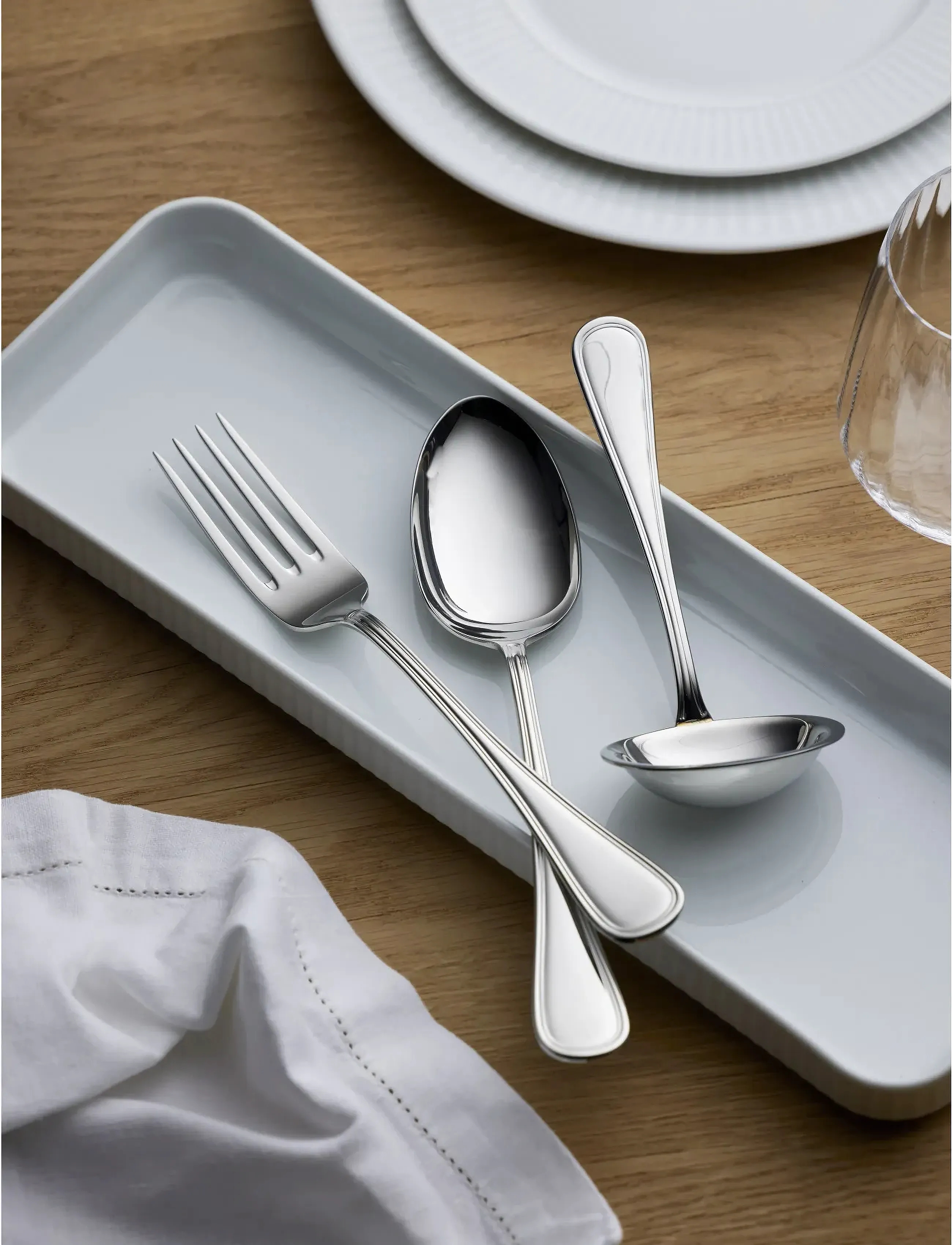 Gense Sovseske Oxford 16,7 Cm Blank Stål, One Size, Kitchen Tools, Silber - Spoons & Ladels, Homeware