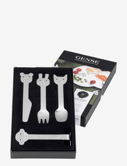 Children's cutlery Animal Friends 4 parts Matte steel - GREY