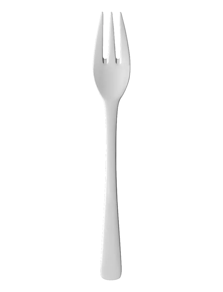 Gense - Cake fork Steel Line 16 cm Polished steel - kahvlid - silver - 1