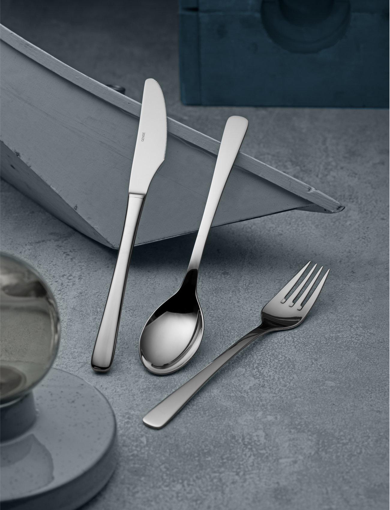 Gense - Table spoon Steel Line - Ēdamkarotes - metal - 1