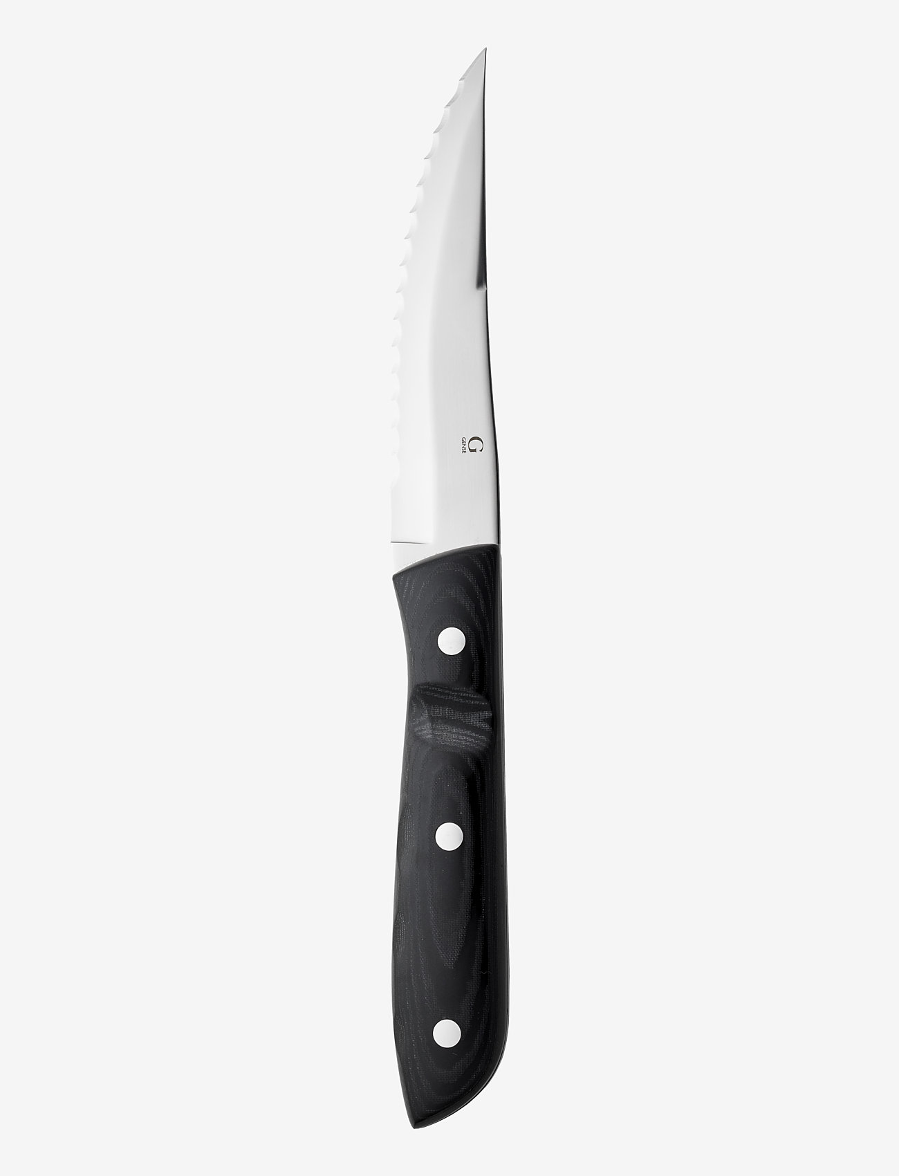 Gense - Steakkniv XL Old Farmer Micarta 23,5 cm Svart/Stål - grillbestick - black/steel - 1