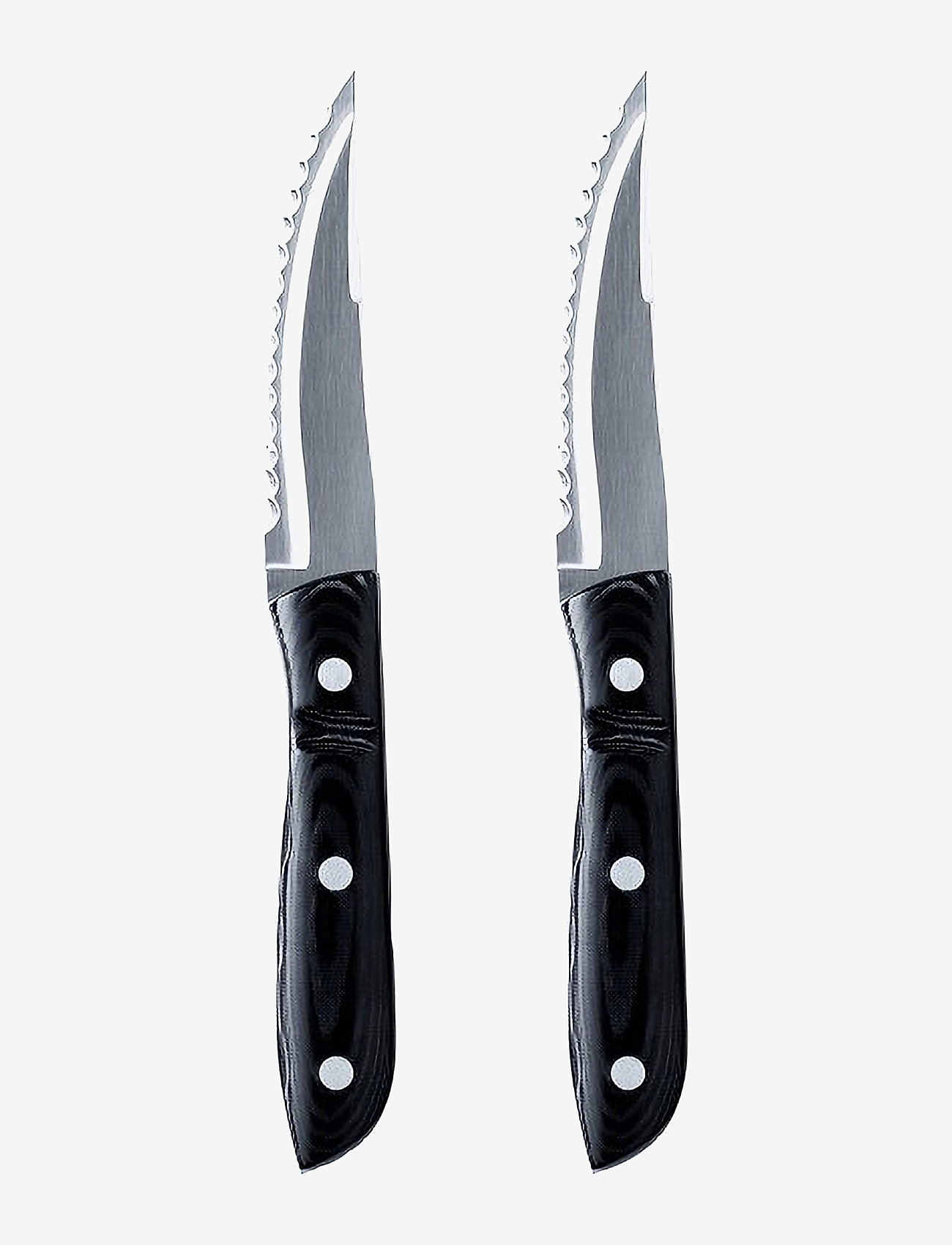 Gense - Steakkniv XL Old Farmer Micarta 23,5 cm Svart/Stål - grillbestick - black/steel - 0