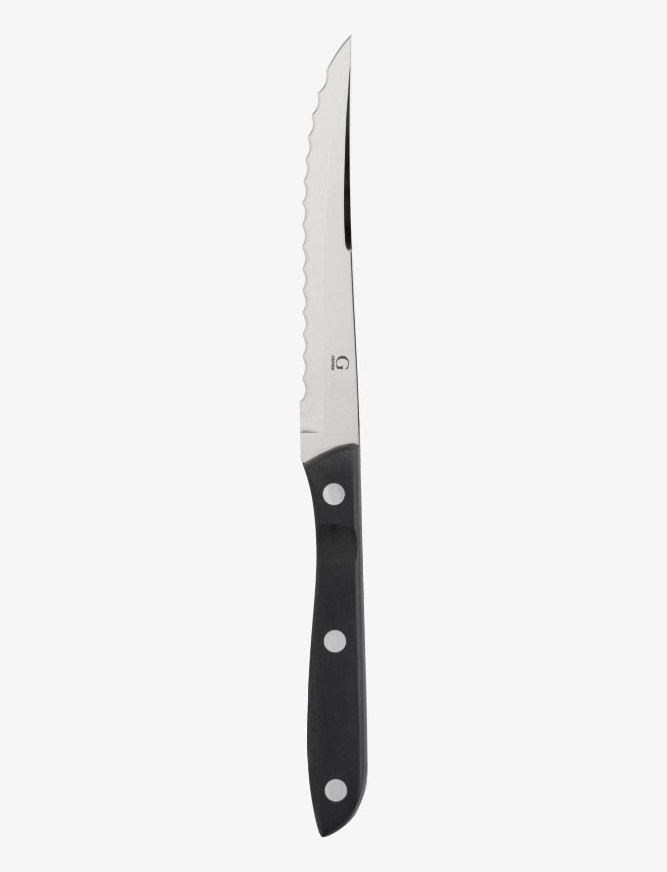 Gense Steakkniv Old Farmer Black 22 Cm Sort/Stål, Steakbestik, Sort, Str: ONE SIZE