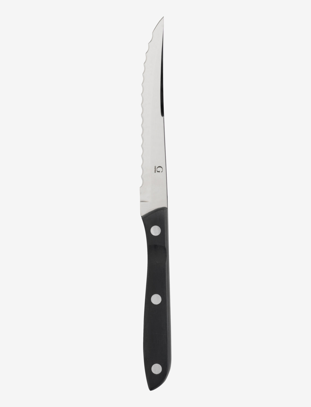 Gense - Steak knife Old Farmer Black 22 cm Black/Steel pom/18/8 - alhaisimmat hinnat - black/steel - 0