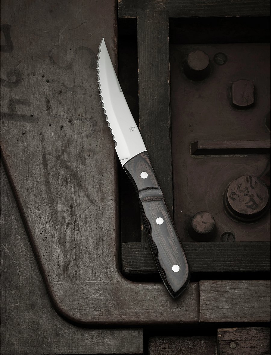 Gense - Steak knife XL Old Farmer Classic - wood/steel - 3