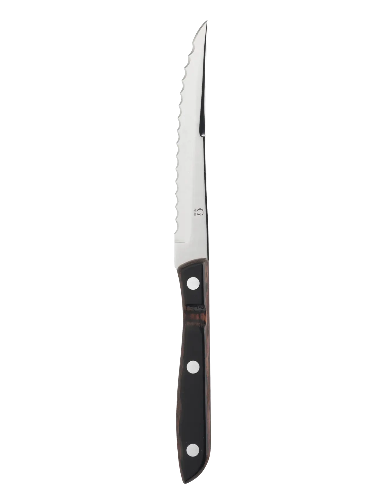 Gense Steakkniv Old Farmer Classic 22 Cm Træ/Stål, Steakbestik, Brun, Str: L:22CM