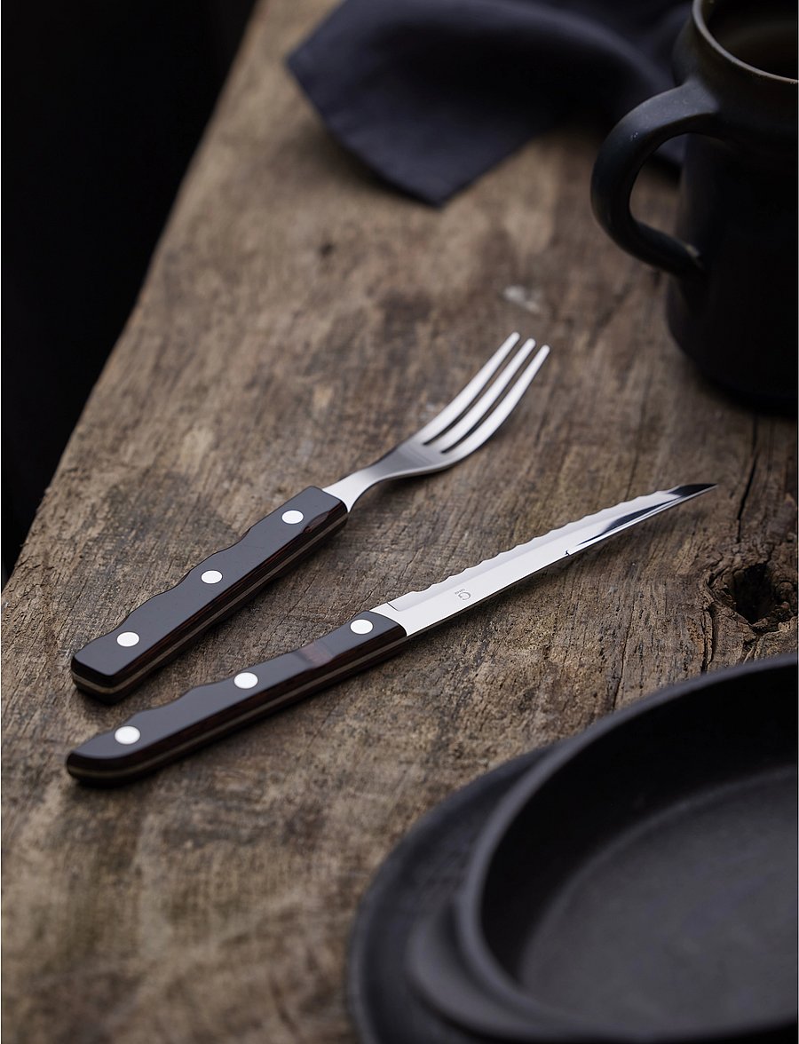 Gense - Steak knife Old Farmer Classic - steiginoad - wood/steel - 2