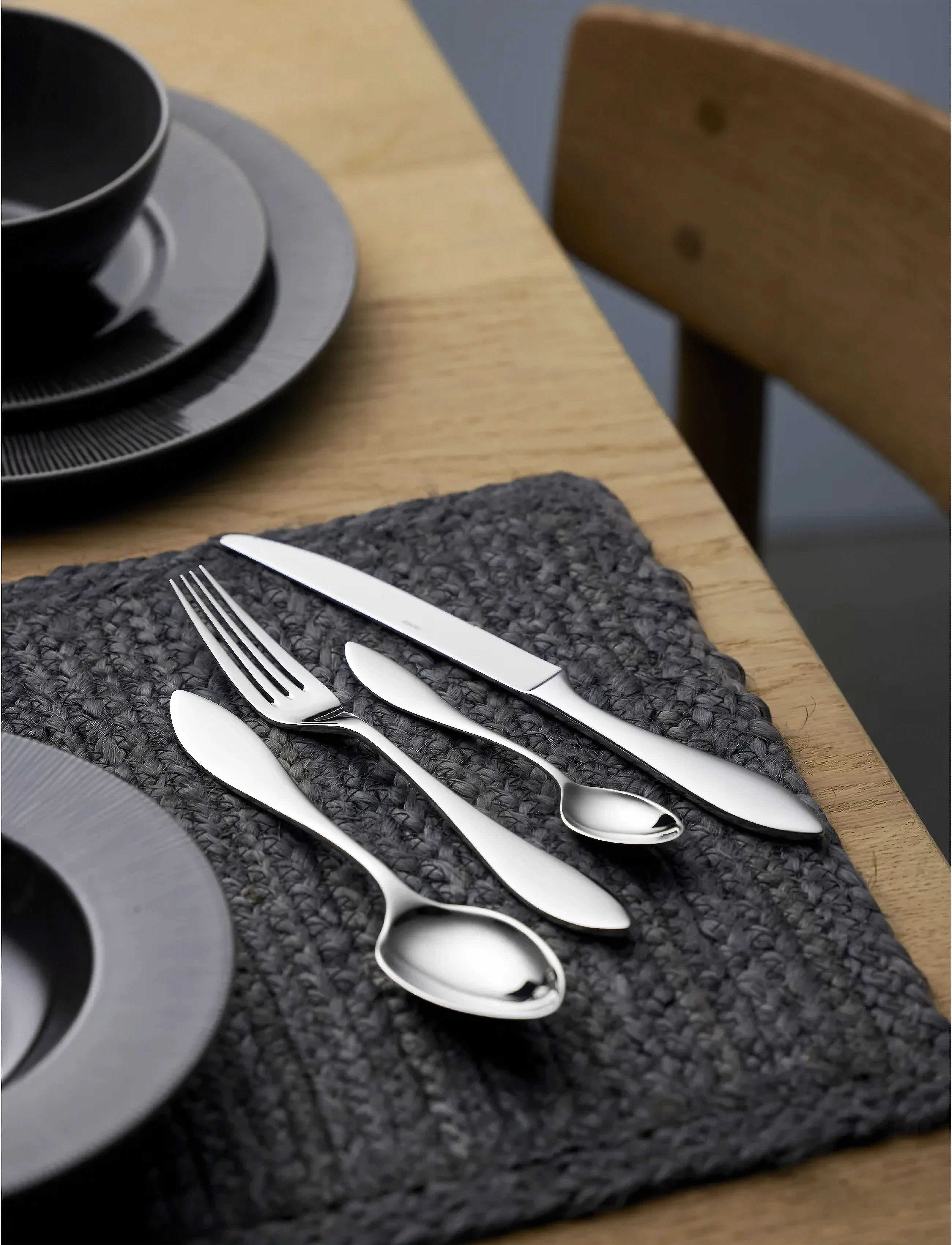 Gense Bestiksæt Indra 16 Dele Blank Stål, One Size, Cutlery, Silber - Cutlery Set, Homeware