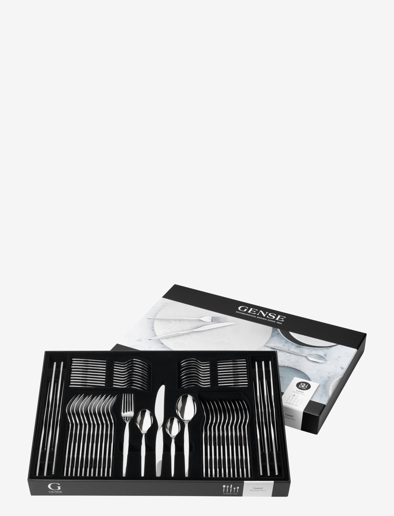 Gense - Cutlery set Twist - stalo įrankių komplektai - metal - 1