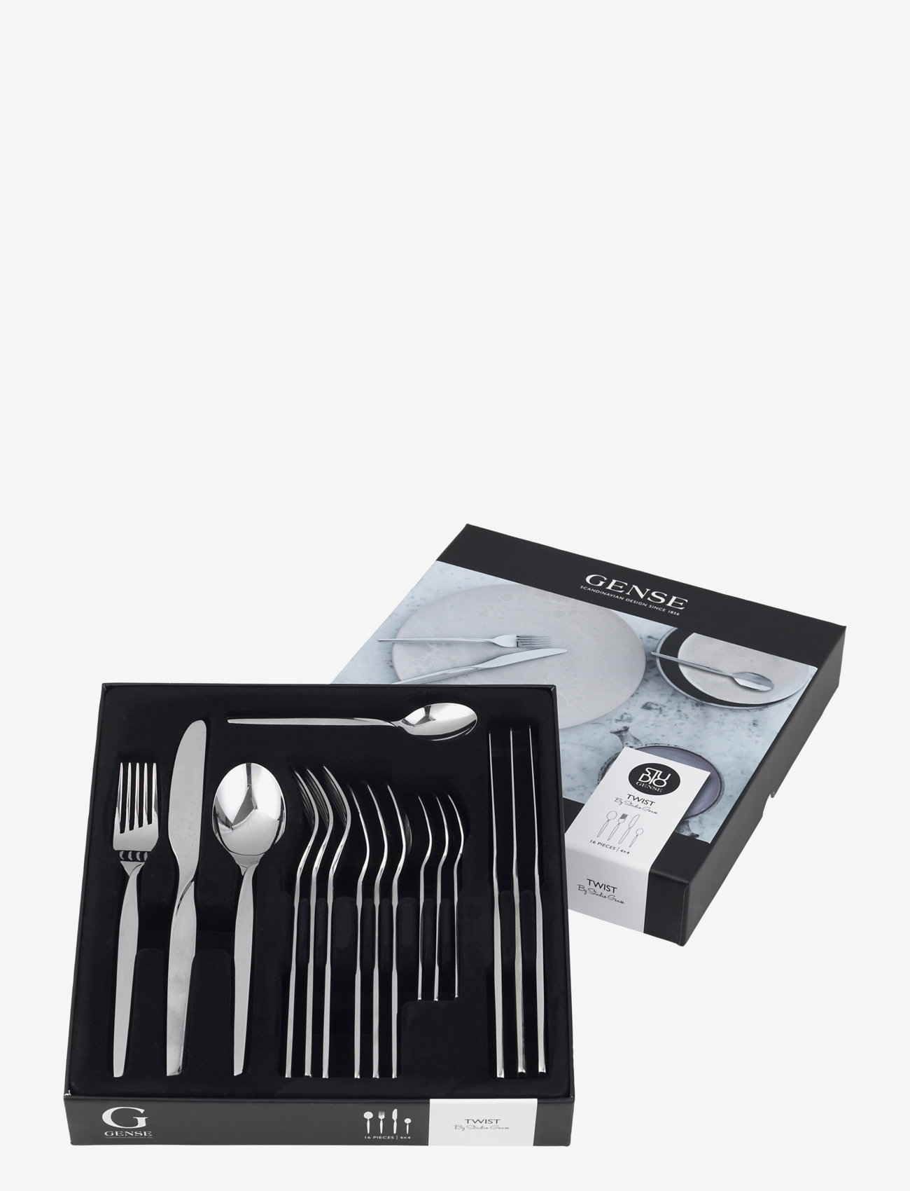 Gense - Cutlery set Twist - galda piederumu komplekti - metal - 1