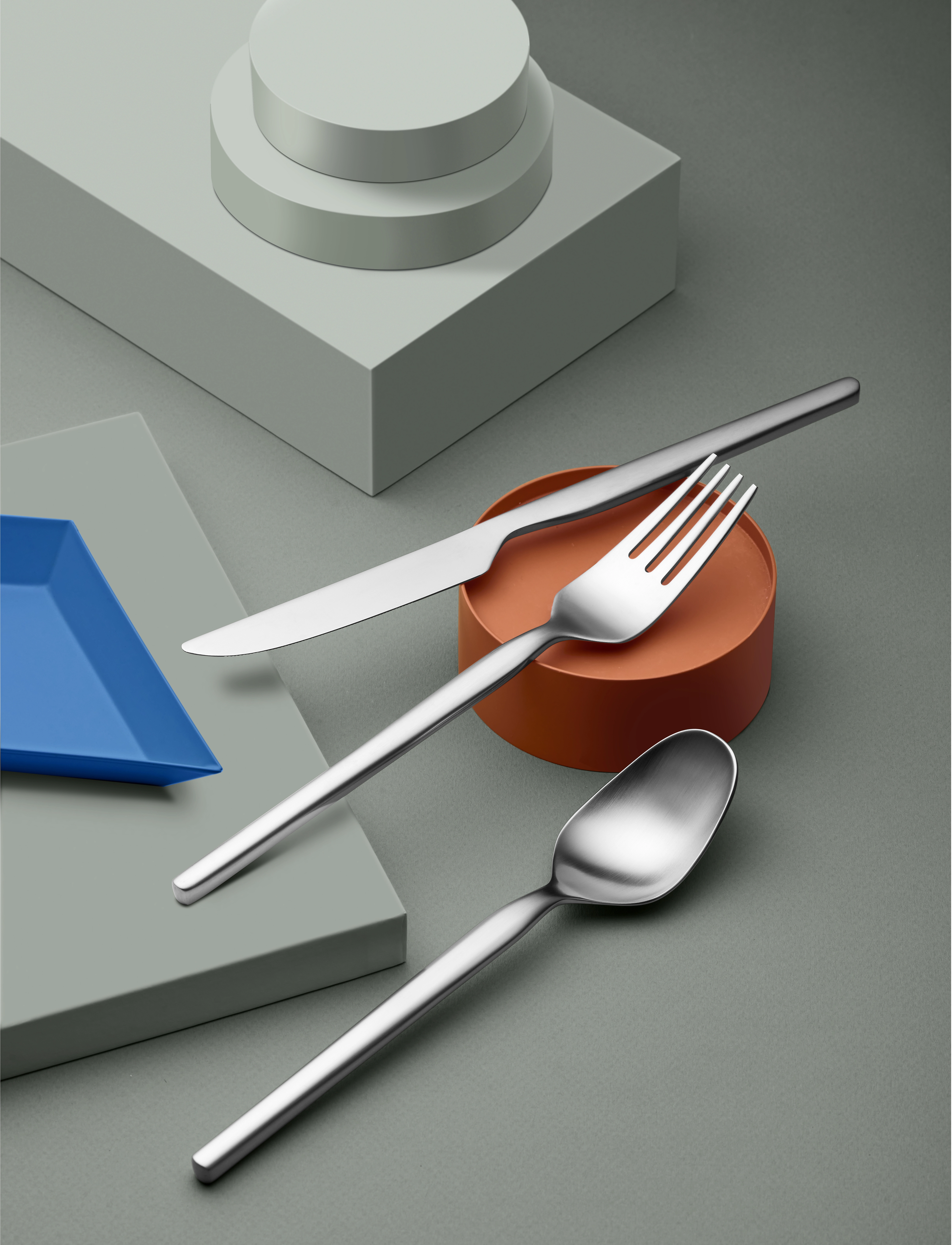 Gense Spiseske Dorotea 19,8 Cm Mat Stål, L20 cm, Spoons, Silber - Table Homeware