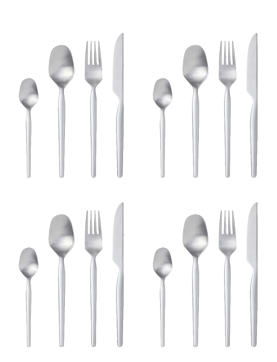 Gense - Cutlery set Dorotea - söögiriistakomplektid - grey - 0