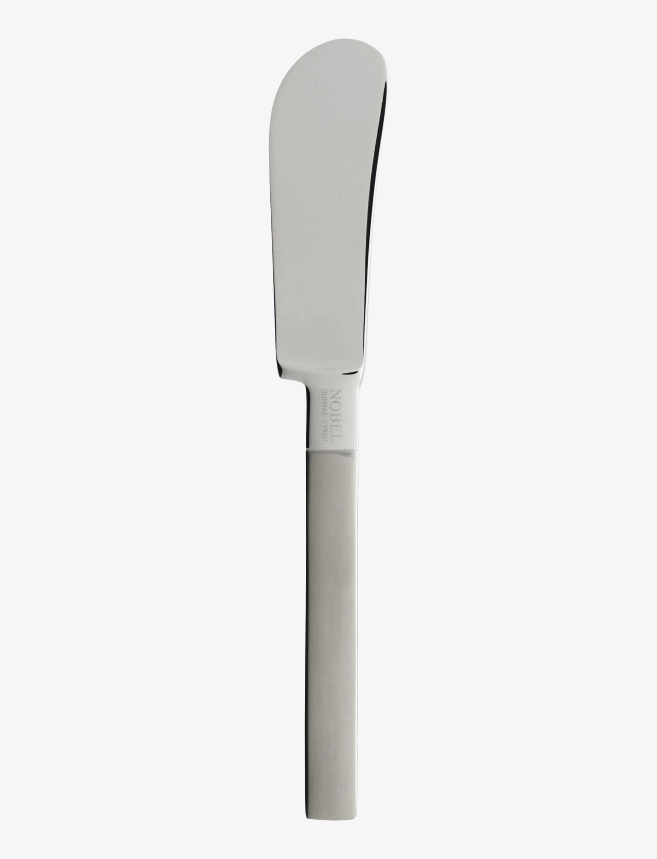 Gense Smørkniv Nobel 17,6 Cm Mat/Blank Stål, L17.6 cm, Cutlery, Silber - Butter Knives, Homeware