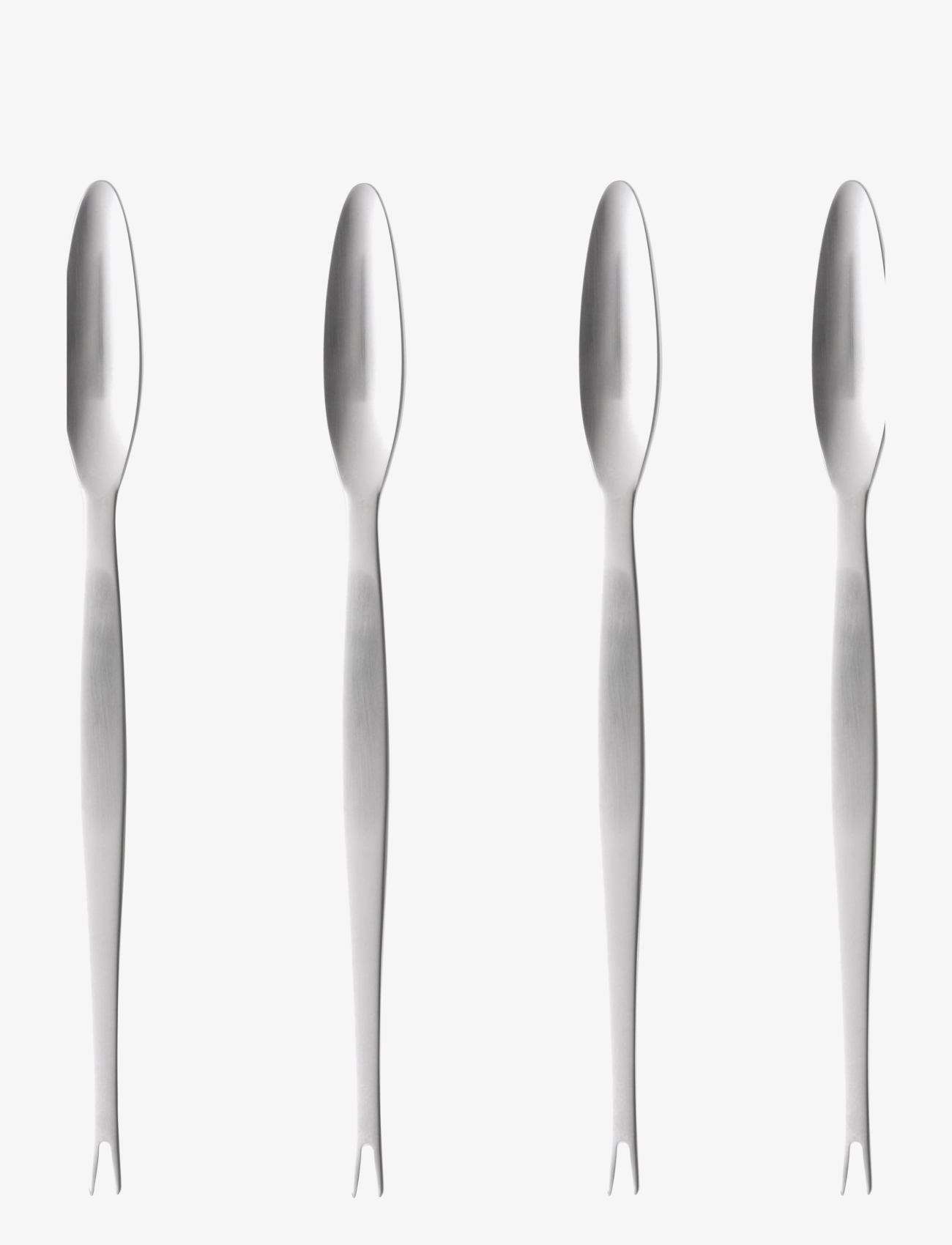 Gense - Lobster fork 4pack Focus de Luxe - meeresfrüchte-besteck-sets - black/steel - 3