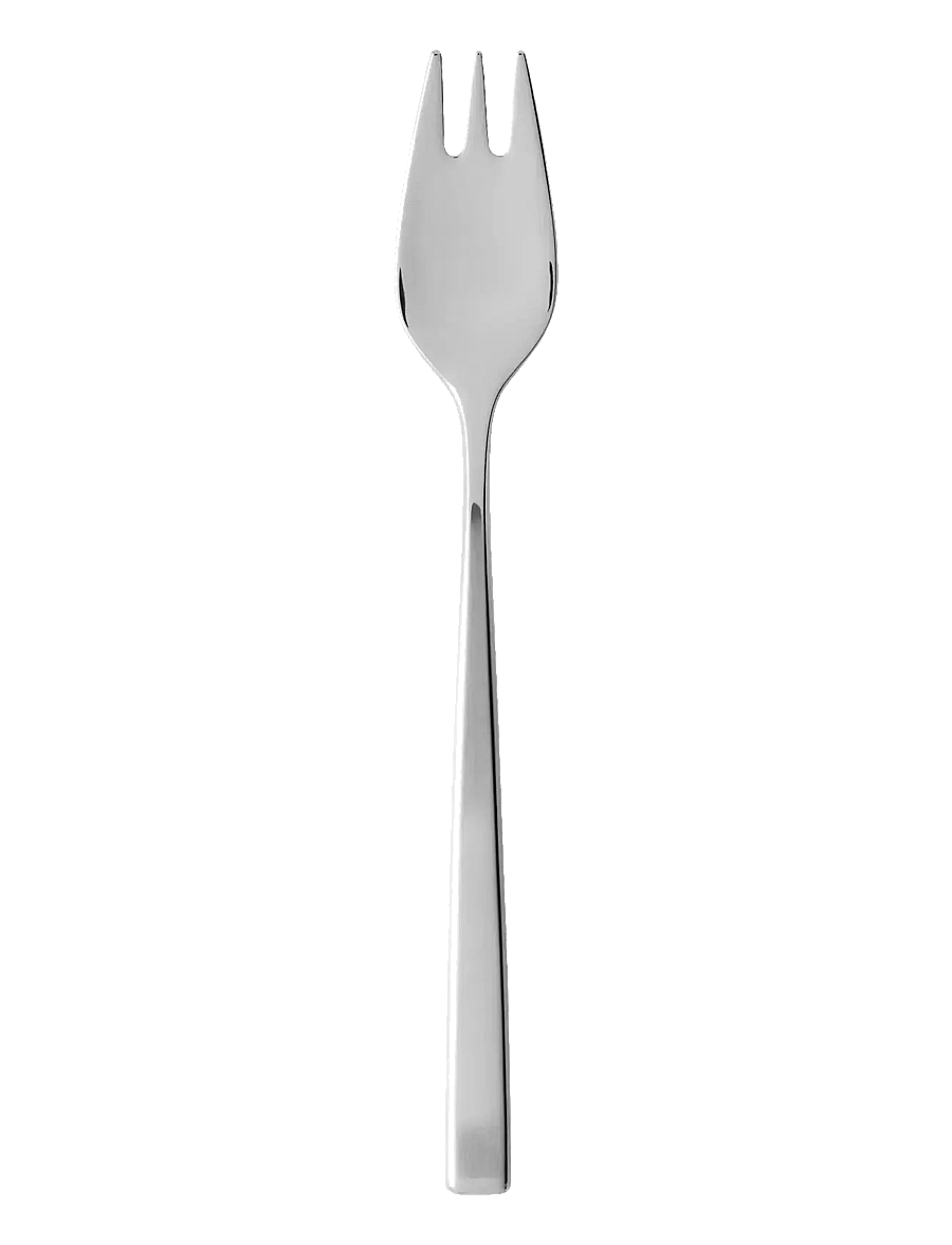 Gense - Lunch fork Fuga 17,5 cm Matte/Polished steel - gabeln - silver - 1