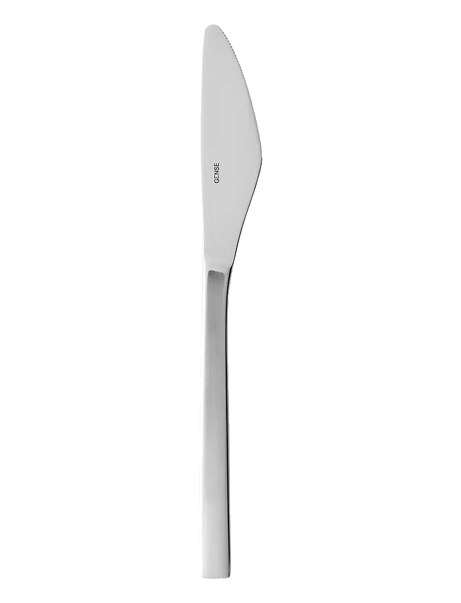 Gense - Lunch knife Fuga 19 cm Matte/Polished steel - noad - silver - 1
