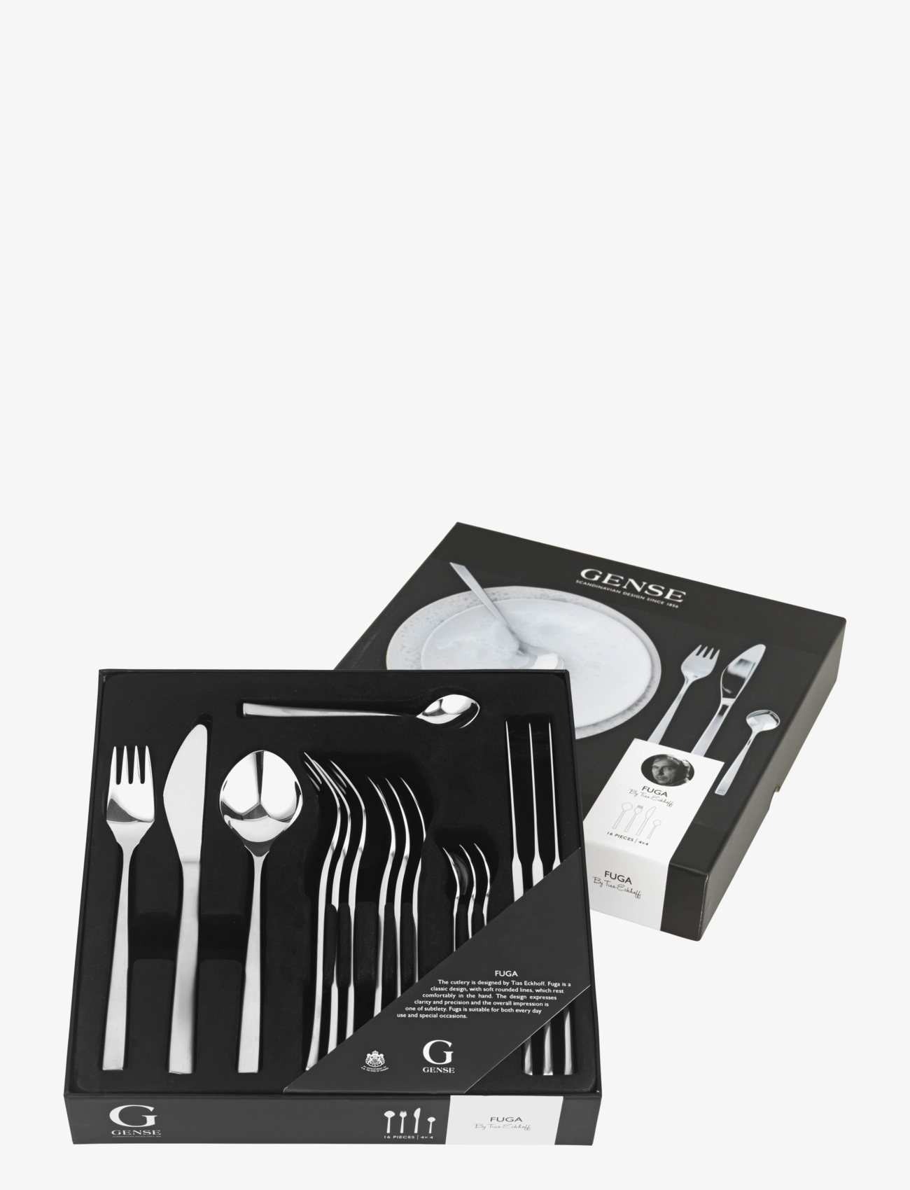 Gense - Cutlery set Fuga - cutlery sets - metal - 3