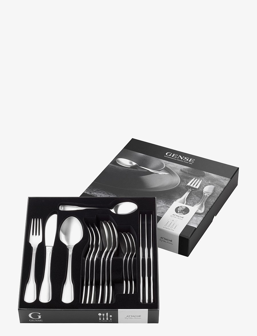 Gense - Cutlery set Attaché - söögiriistakomplektid - grey - 2