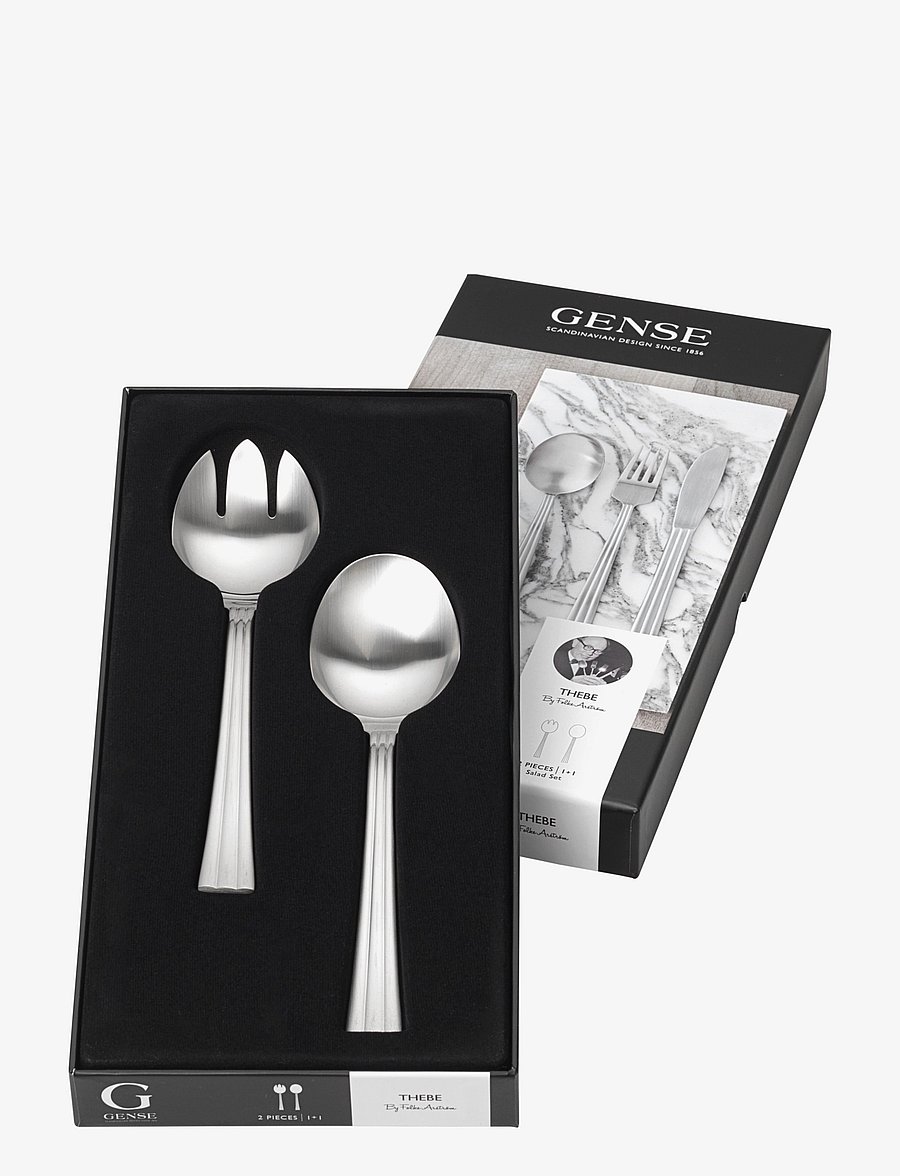 Gense - Salad cutlery Thebe - salatilusikad - grey - 1