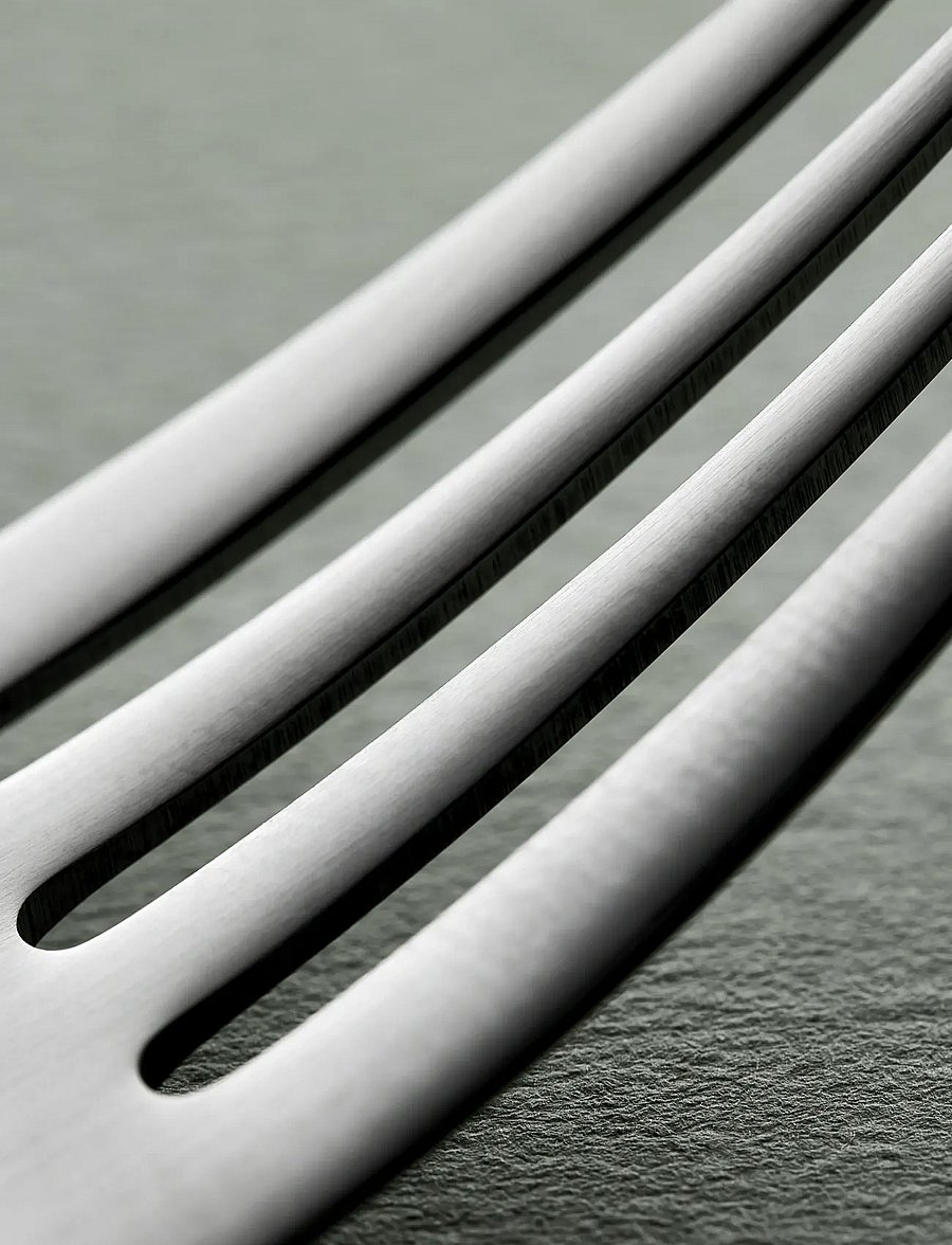 Gense - Table fork Norm 20.5 cm Matte steel - kahvlid - silver - 4