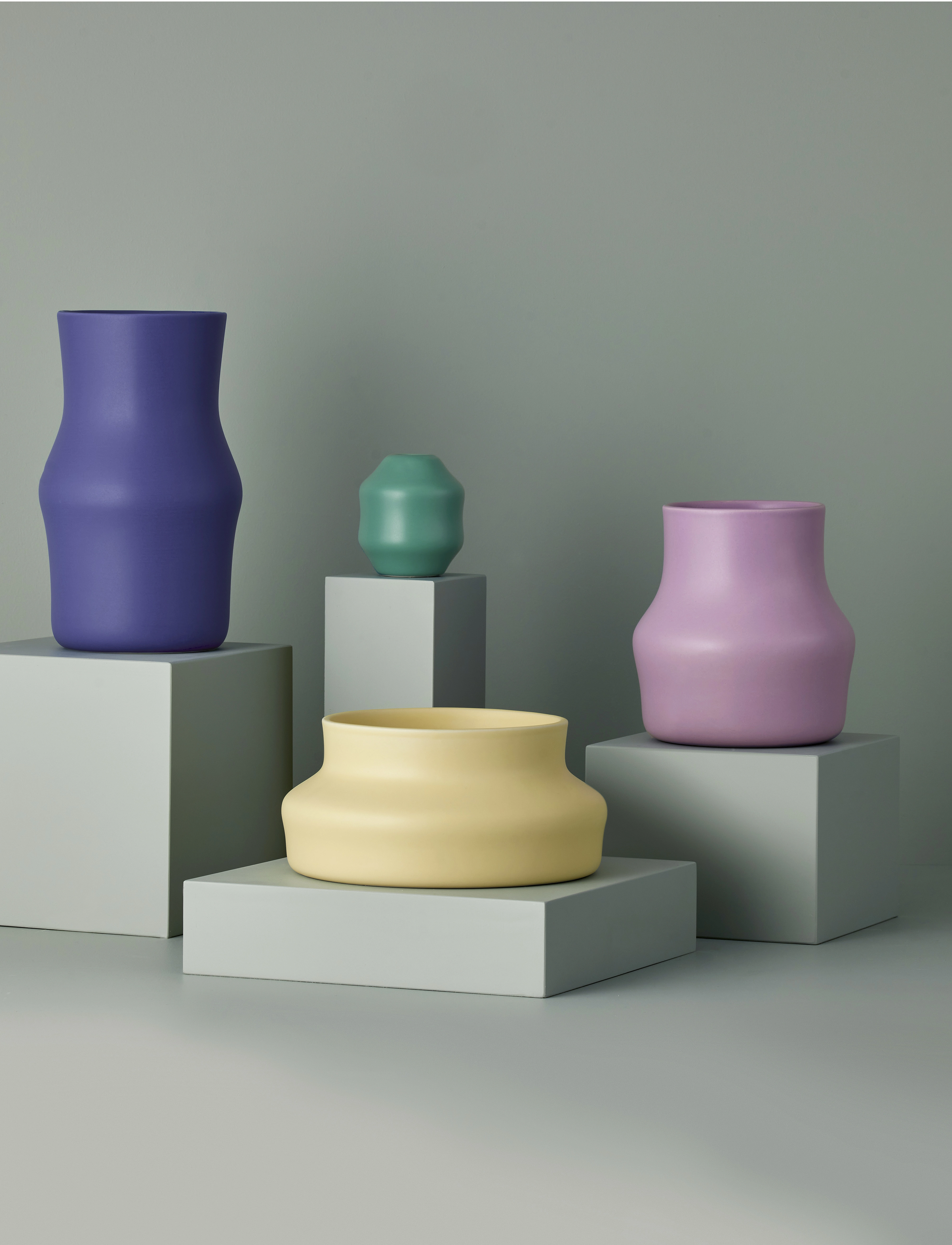 Gense - Vase Dorotea - fødselsdagsgaver - iris blue - 3