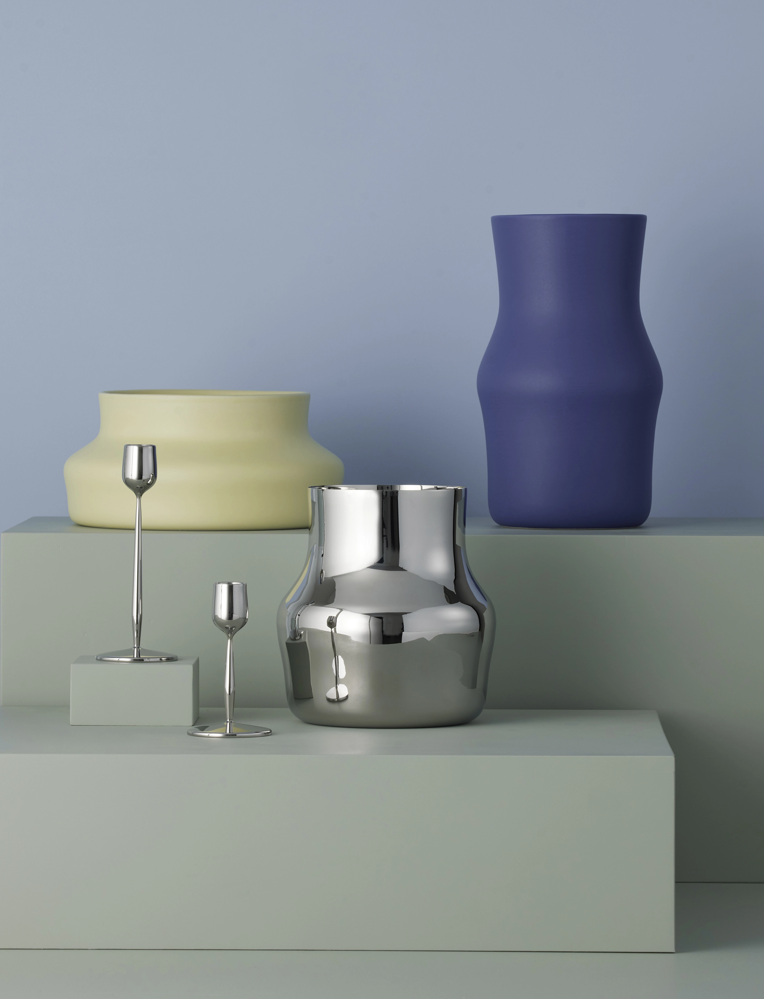 Gense - Vase Dorotea - fødselsdagsgaver - iris blue - 4