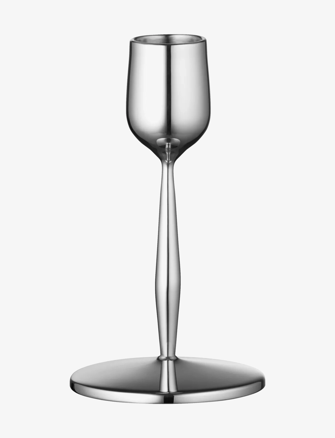 Gense Candlestick Dorotea - Gense - POLISHED STEEL / silver