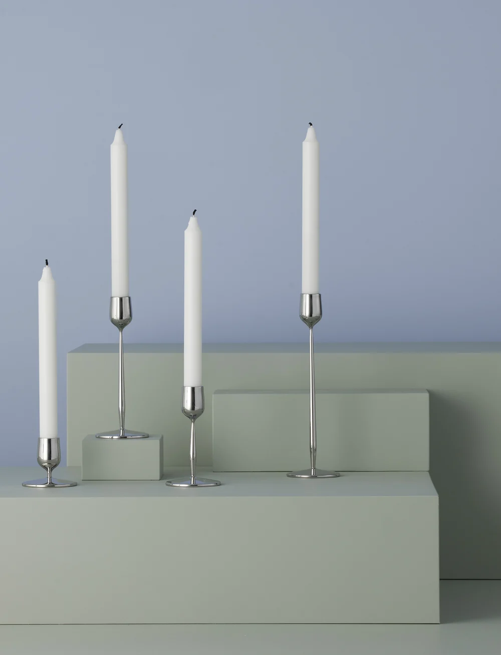 Gense - Candlestick Dorotea - kerzenständer - polished steel - 4