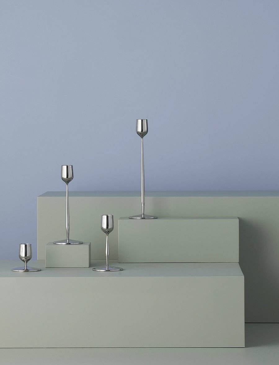 Gense - Candlestick Dorotea - küünlajalad - polished steel - 5