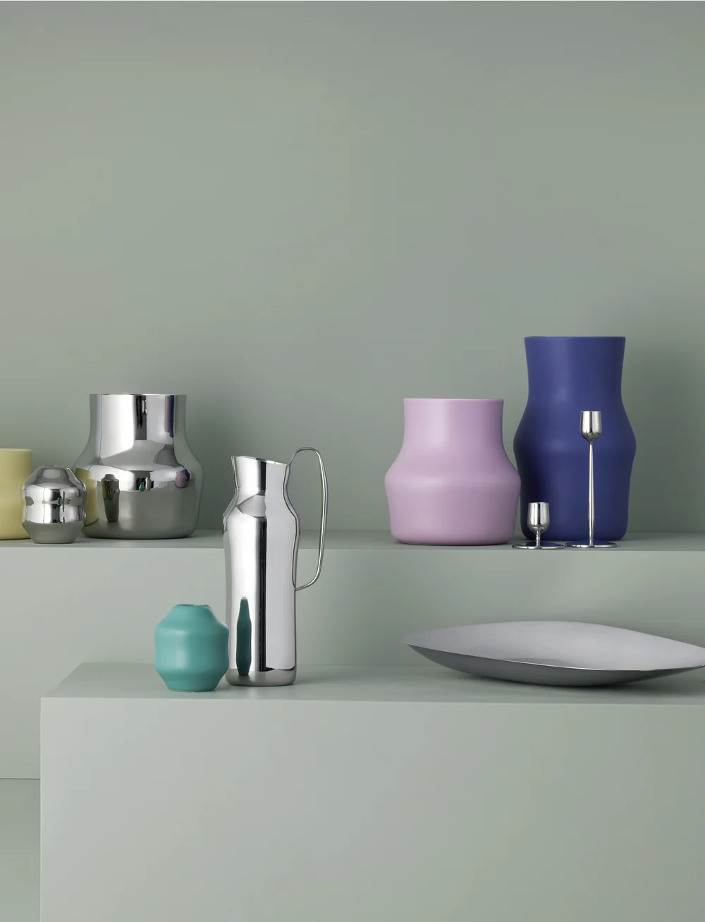 Gense - Carafe Dorotea - Üle 100 € - polished steel - 1