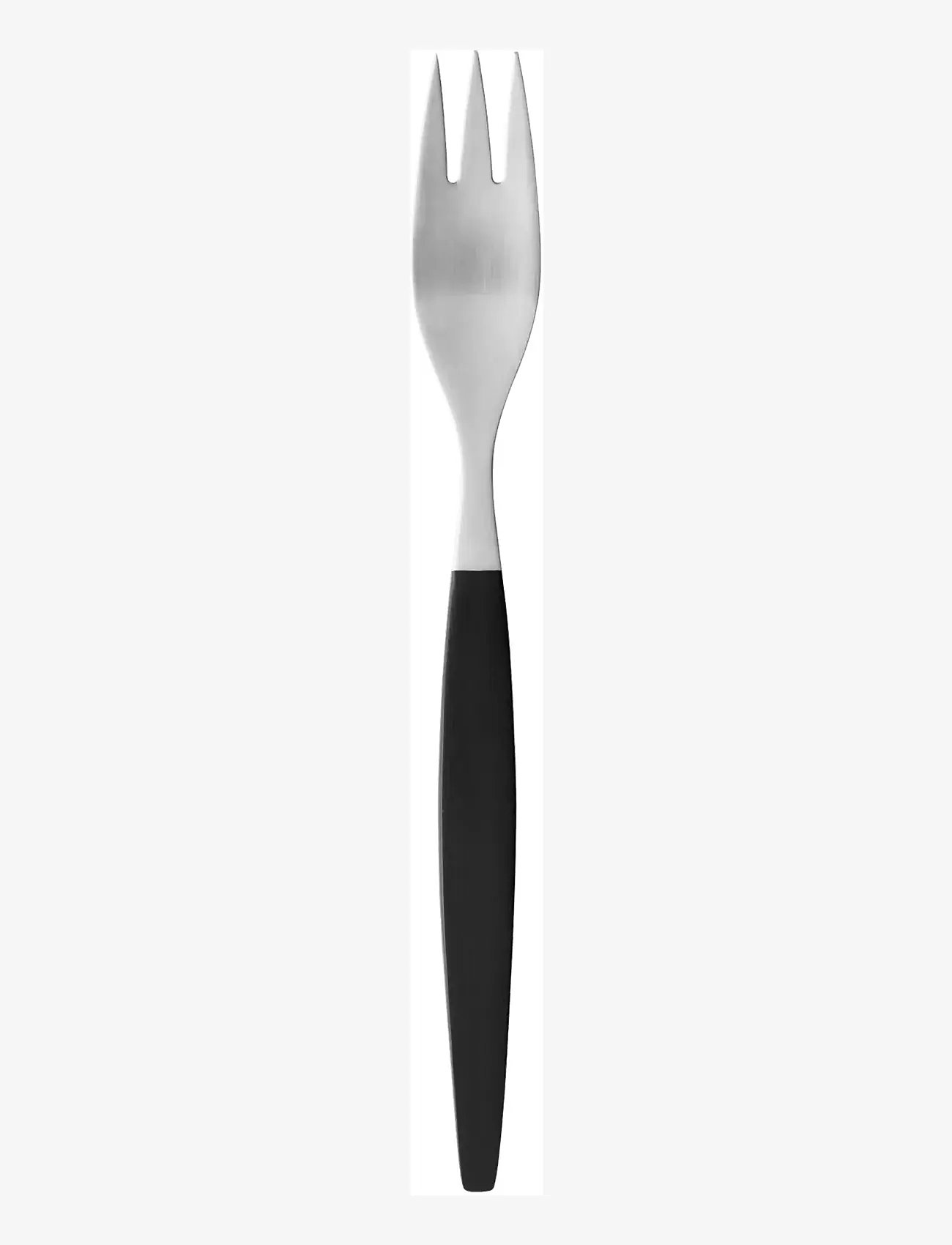 Gense - Frokostgaffel Focus de Luxe 17 cm Sort/Mat stål - gafler - silver - 0