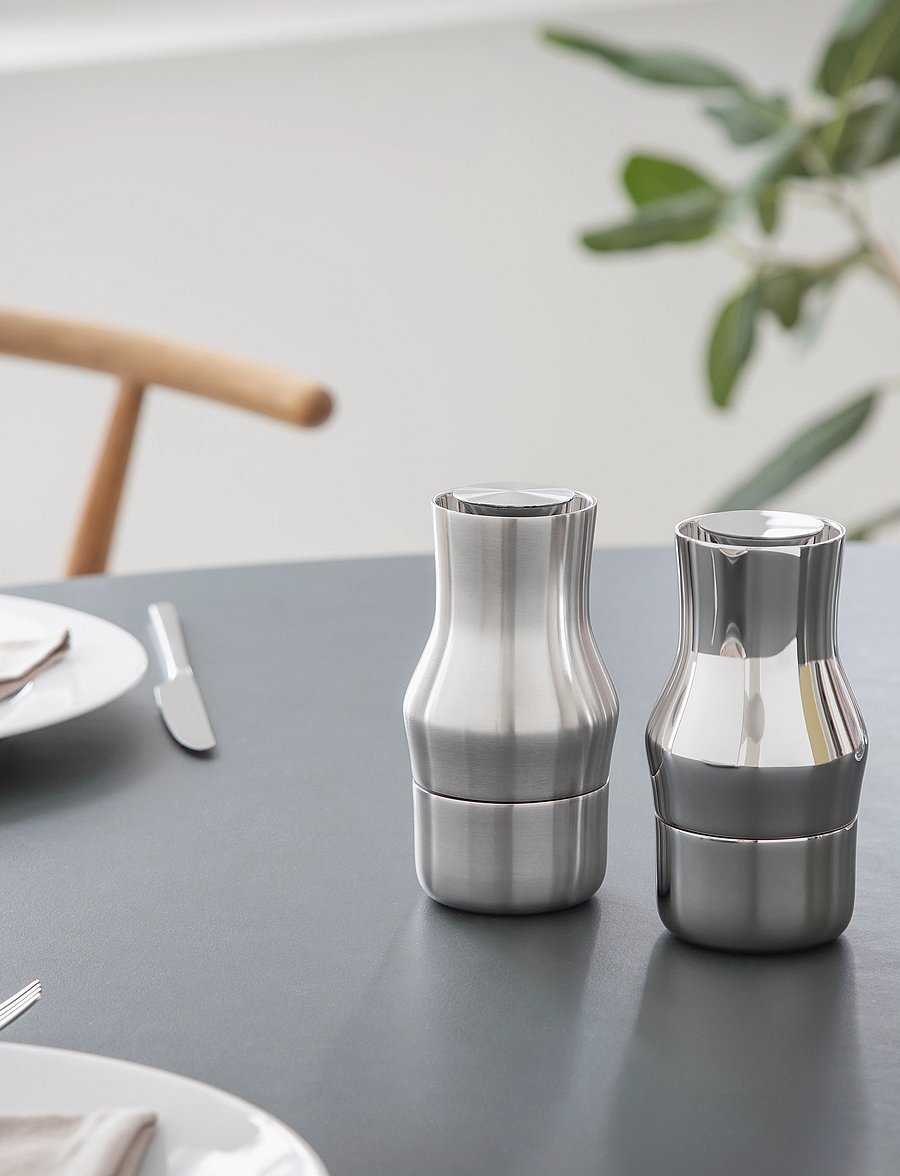 Gense - Grinder Dorotea - salz- & pfefferstreuer - blankt stÅl - 0