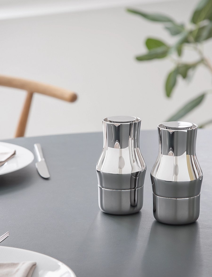 Gense - Grinder Dorotea - salz- & pfefferstreuer - blankt stÅl - 3