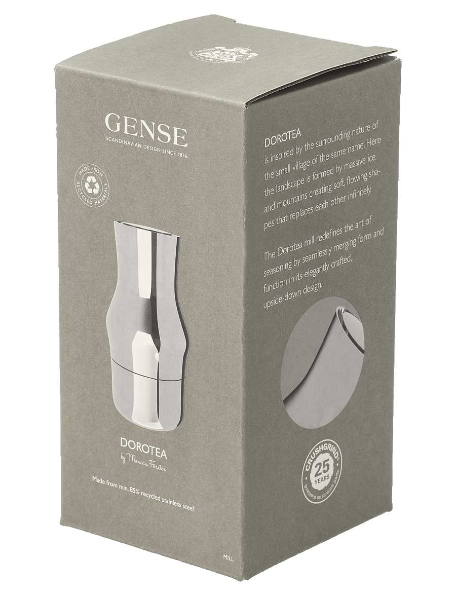 Gense - Grinder Dorotea - salz- & pfefferstreuer - blankt stÅl - 4