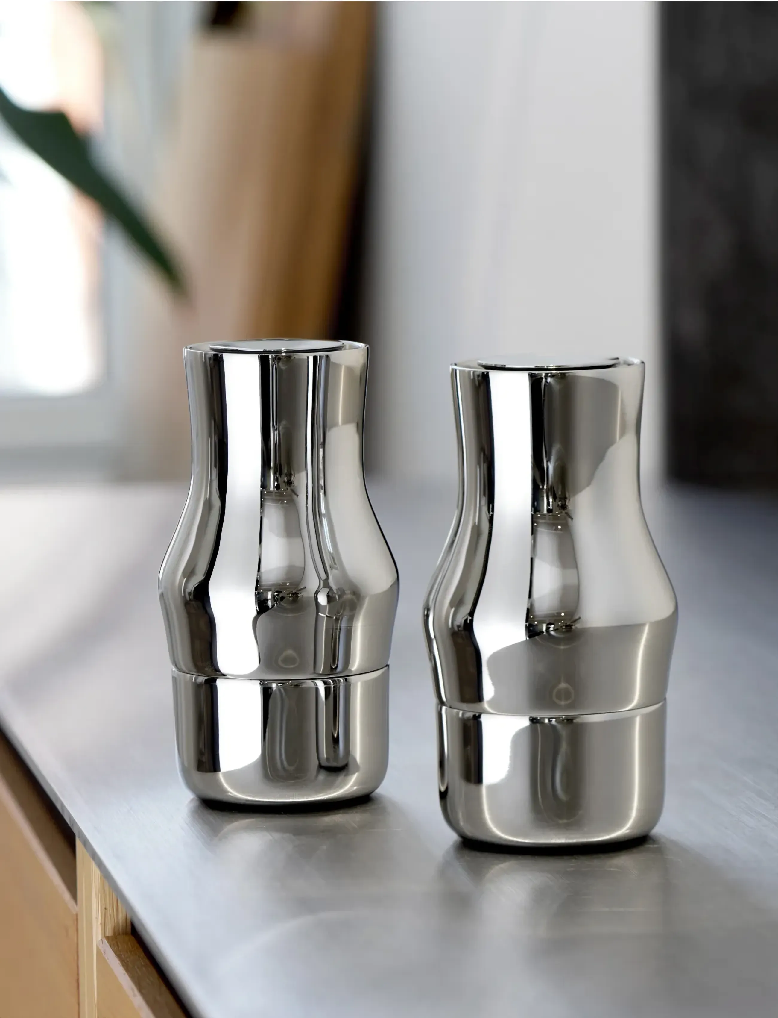 Gense - Salt and pepper mill set Dorotea - moulins à sel et poivre - metall - 3