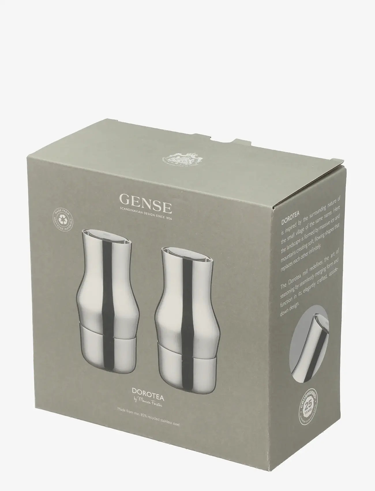 Gense - Salt and pepper mill set Dorotea - salz- & pfefferstreuer - metall - 2