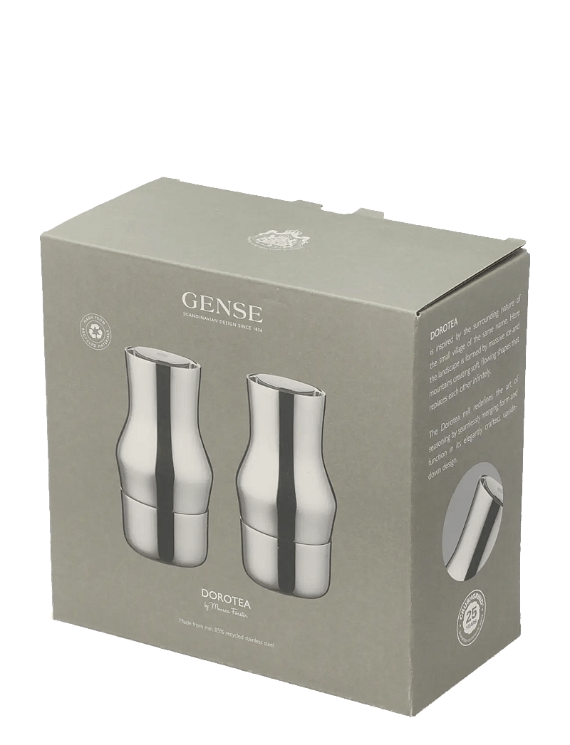Gense - Salt and pepper mill set Dorotea - salz- & pfefferstreuer - metall - 2