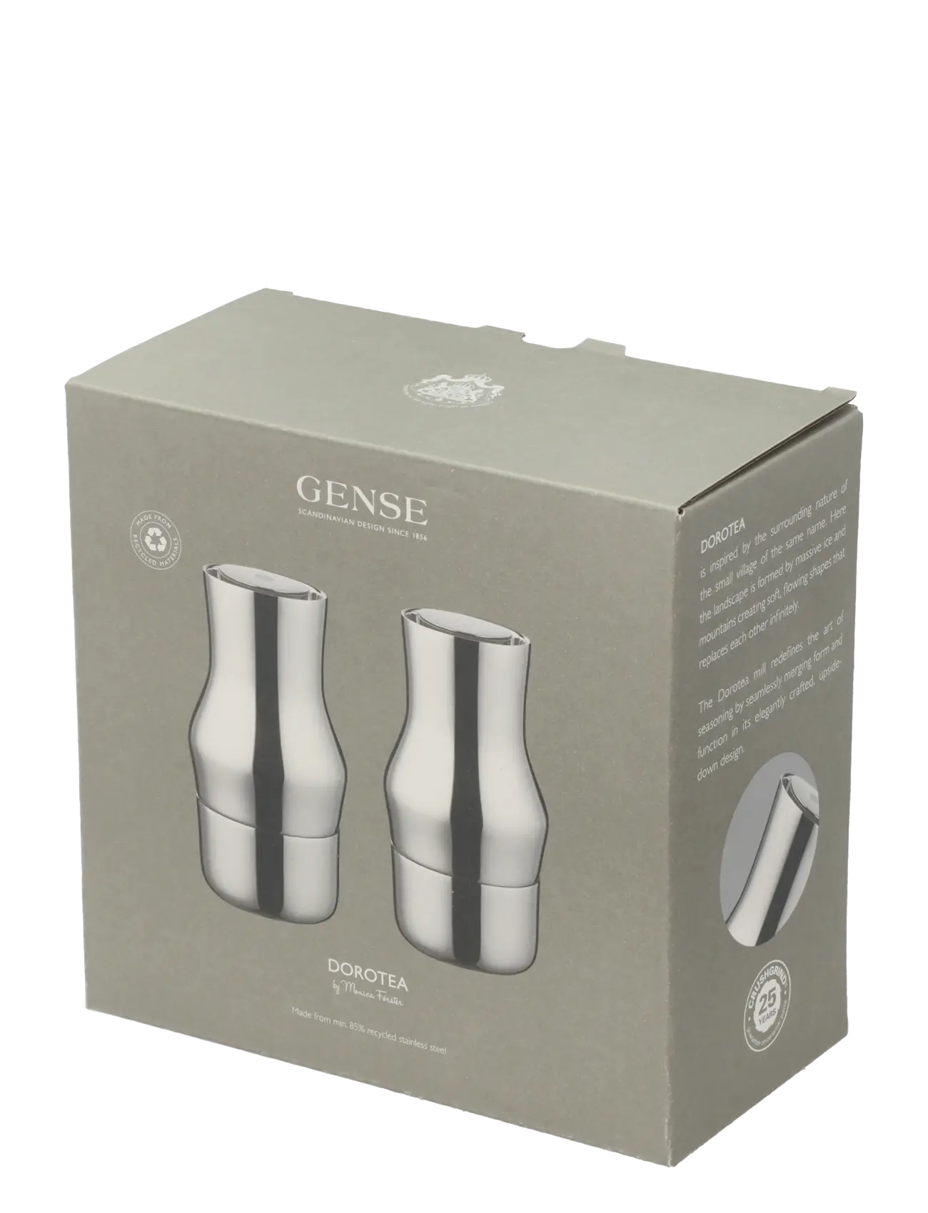 Gense - Salt and pepper mill set Dorotea - moulins à sel et poivre - metall - 2