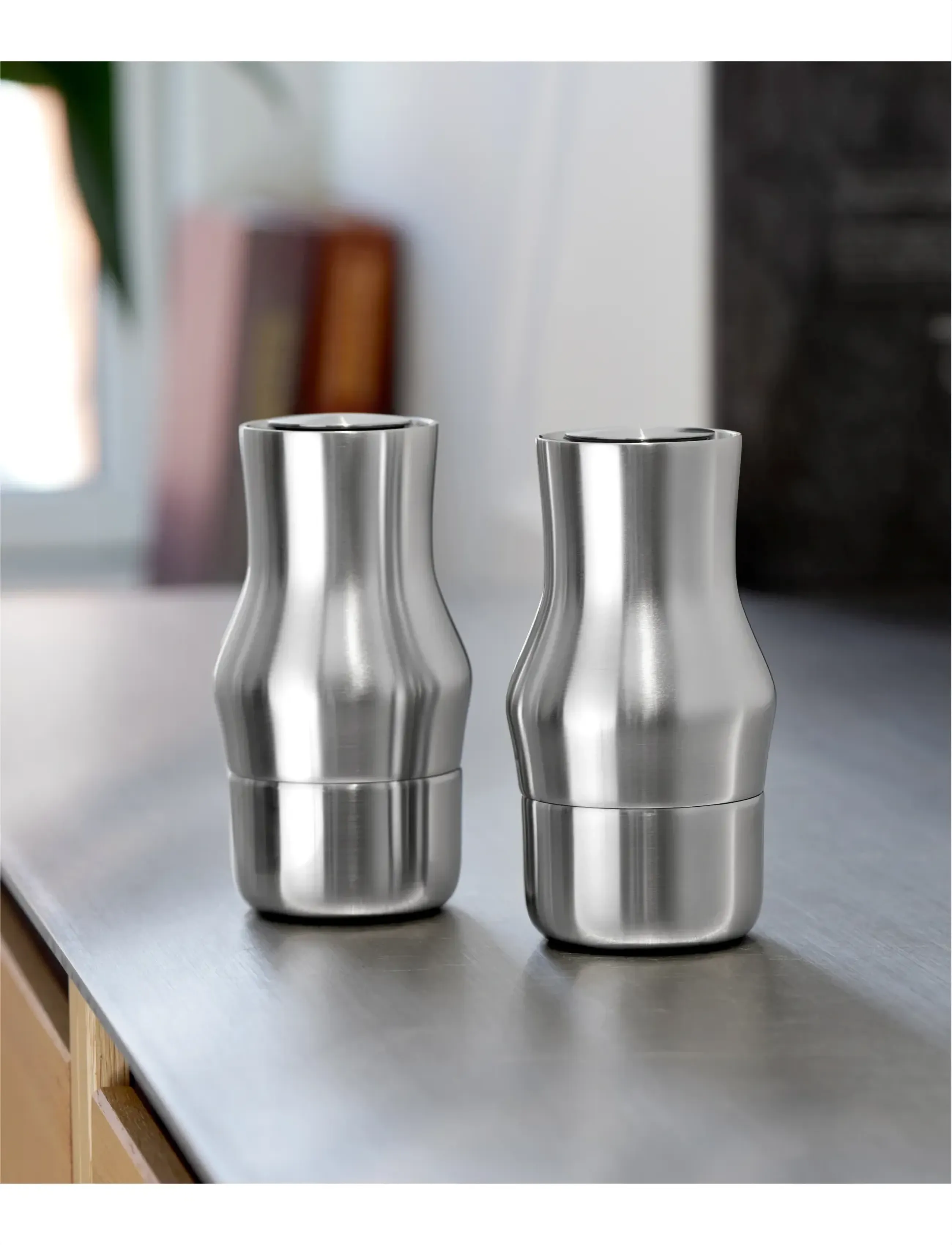 Gense Salt- Og Peberkværnsæt Dorotea, 7.31X 14 cm, Grinders, Silber - Salt & Pepper Shakers, Homeware