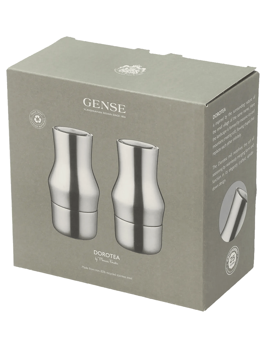 Gense - Salt and pepper mill set Dorotea - salz- & pfefferstreuer - metall - 3