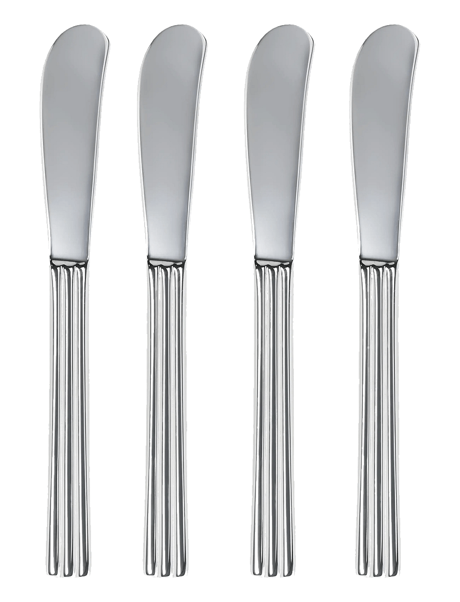 Gense - Butter knife Thebe 4 pcs - buttermesser - metal - 1