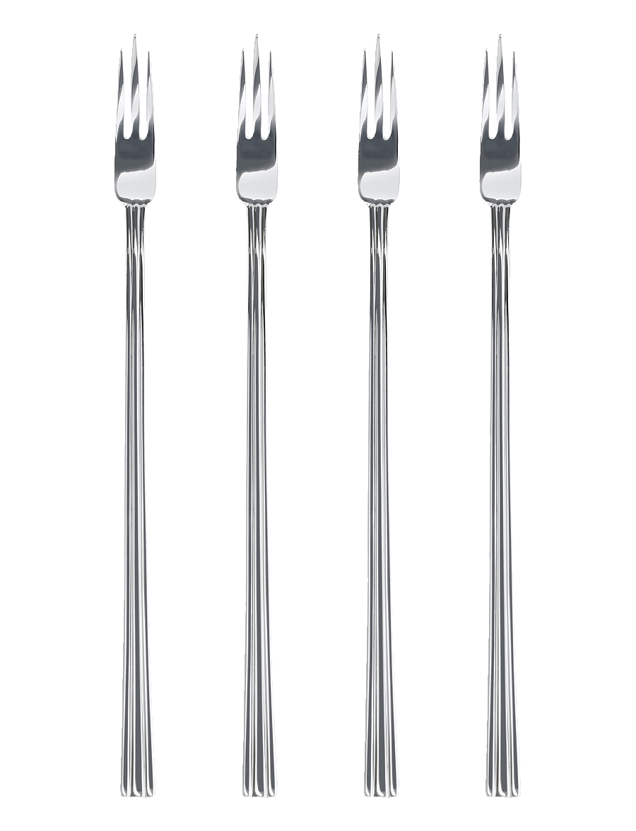 Gense - Cold cuts fork Thebe 4 pcs - gabeln - metal - 0